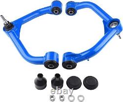Front Upper Control Arms for 2006-2023 RAM 1500 2WD 4WD, 2 PCS 2-4 Lift Blue