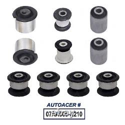 Front Upper Lower Control Arm Bushing Kit 10p For VW Touareg Q7 Porsche Cayenne