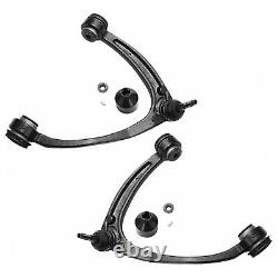 Front Upper Lower Control Arms for 2007- 2013 Chevy Silverado GMC Sierra 1500