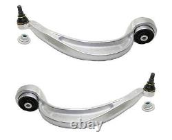 Front Upper and Lower Control Arm Kit w Bushings for 2012-2018 Audi A6 A6Q
