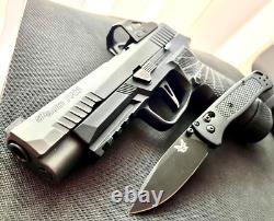 Full Size Sig P320 Slide with Green Dot Sight Night Sights Complete 4.7 Upper M17