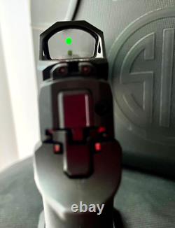 Full Size Sig P320 Slide with Green Dot Sight Night Sights Complete 4.7 Upper M17