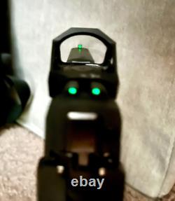 Full Size Sig P320 Slide with Green Dot Sight Night Sights Complete 4.7 Upper M17