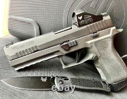 Full Size Sig P320 Slide with Green Dot Sight Night Sights Complete 4.7 Upper M17