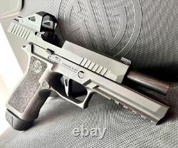 Full Size Sig P320 Slide with Green Dot Sight Night Sights Complete 4.7 Upper M17