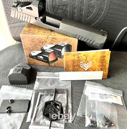 Full Size Sig P320 Slide with Green Dot Sight Night Sights Complete 4.7 Upper M17