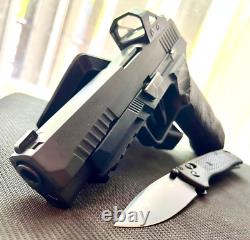 Full Size Sig P320 Slide with Green Dot Sight Night Sights Complete 4.7 Upper M17