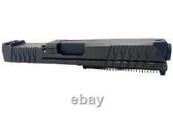 G-19 For Glock 19 Complete RMR Cut Slide Gen 1-3 Front And Rear Serrations BlK