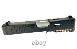 G43 Complete Upper for Glock 43 RA Slide SS Flush cut crowned Barrel + Sights