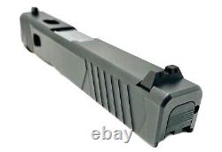 G43 Complete Upper for Glock 43 RA Slide SS Flush cut crowned Barrel + Sights