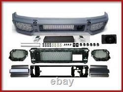 G63 G65 Amg Front Bumper Lower Lip Upper Trim Led Brabus G-wagon Parts Body Kit