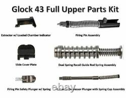 GLOCK 43 G43 Upper Parts UPK Slide OEM SS80 Rebuild Kit
