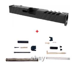 Gen 3 Glock 17 Slide 9mm RMR Ready + Cover Plate With Upper Parts Completion Kit