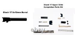 Glock 17 9mm Barrel + Upper Parts Slide Completion Kit Gen3 USA Made PF940V2