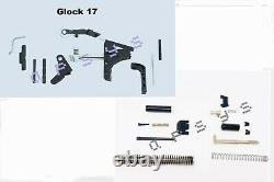 Glock 17 Complete Lower and Upper Parts(Stainless Steel Guide Rod) Kit