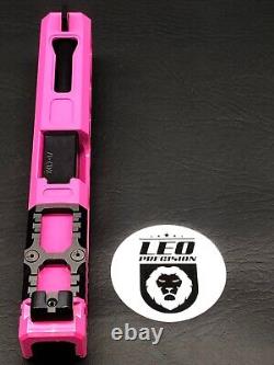 Glock 17 Slide G17 Gen 1-3 Complete Upper RMR Optic Ready Oden Prison Pink