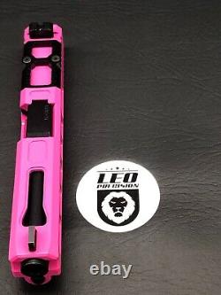 Glock 17 Slide G17 Gen 1-3 Complete Upper RMR Optic Ready Oden Prison Pink