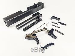 Glock 19 Gen 3 9mm Complete Slide Upper, Lower Parts Kit NEW. Fits Poly 80 RDO