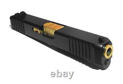 Glock 19 Gen 3 Complete Upper TiN Barrel TiN Extractor Billet Slide Parts Kit
