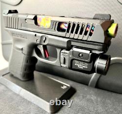 Glock 19 Gen 3 Custom Slide Fluted Barrel Complete G19 Upper RMR Cut +FREE KNIFE