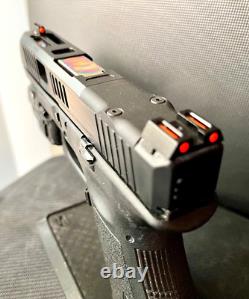 Glock 19 Gen 3 Custom Slide Fluted Barrel Complete G19 Upper RMR Cut +FREE KNIFE