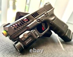 Glock 19 Gen 3 Custom Slide Fluted Barrel Complete G19 Upper RMR Cut +FREE KNIFE