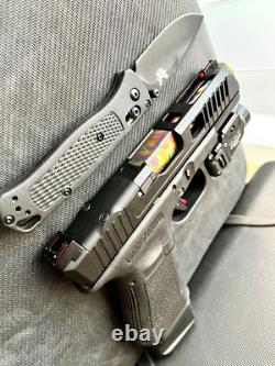 Glock 19 Gen 3 Custom Slide Fluted Barrel Complete G19 Upper RMR Cut +FREE KNIFE
