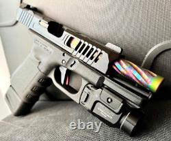 Glock 19 Gen 3 Custom Slide Fluted Barrel Complete G19 Upper RMR Cut +FREE KNIFE
