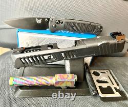 Glock 19 Gen 3 Custom Slide Fluted Barrel Complete G19 Upper RMR Cut +FREE KNIFE