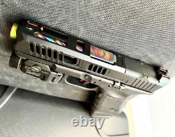 Glock 19 Gen 3 Custom Slide Fluted Barrel Complete G19 Upper RMR Cut +FREE KNIFE