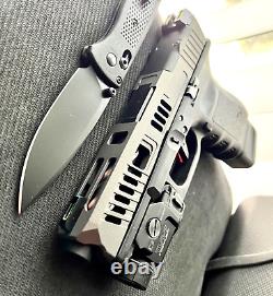 Glock 19 Gen 3 Custom Slide Fluted Barrel RMR Cut Complete G19 Upper +FREE KNIFE