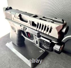 Glock 19 Gen 3 Custom Slide Fluted Barrel RMR Cut Complete G19 Upper +FREE KNIFE