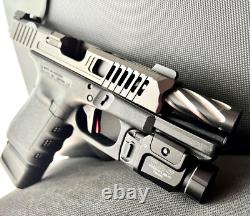 Glock 19 Gen 3 Custom Slide Fluted Barrel RMR Cut Complete G19 Upper +FREE KNIFE