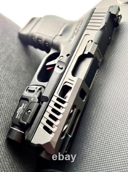 Glock 19 Gen 3 Custom Slide Fluted Barrel RMR Cut Complete G19 Upper +FREE KNIFE