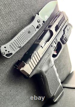 Glock 19 Gen 3 Custom Slide Fluted Barrel RMR Cut Complete G19 Upper +FREE KNIFE