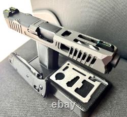 Glock 19 Gen 3 Custom Slide Fluted Barrel RMR Cut Complete G19 Upper +FREE KNIFE