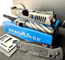 Glock 19 Gen 3 Custom Slide Fluted Barrel RMR Cut Complete G19 Upper +FREE KNIFE