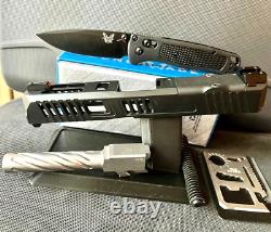 Glock 19 Gen 3 Custom Slide Fluted Barrel RMR Cut G19 Complete Upper +FREE KNIFE
