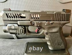 Glock 19 Gen 3 Custom Slide Fluted Barrel RMR Cut G19 Complete Upper +FREE KNIFE