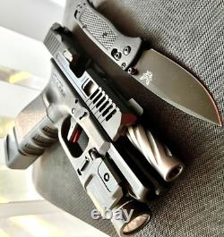 Glock 19 Gen 3 Custom Slide Fluted Barrel RMR Cut G19 Complete Upper +FREE KNIFE