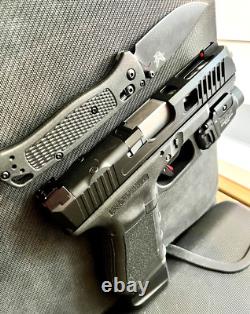 Glock 19 Gen 3 Custom Slide Fluted Barrel RMR Cut G19 Complete Upper +FREE KNIFE