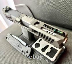 Glock 19 Gen 3 Custom Slide Ported Barrel Complete G19 Upper RMR Cut +FREE KNIFE