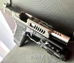 Glock 19 Gen 3 Custom Slide Ported Barrel Complete G19 Upper RMR Cut +FREE KNIFE
