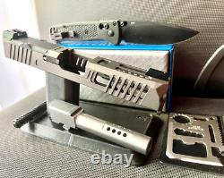 Glock 19 Gen 3 Custom Slide Ported Barrel Complete G19 Upper RMR Cut +FREE KNIFE