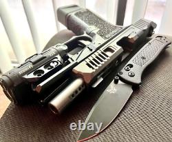 Glock 19 Gen 3 Custom Slide Ported Barrel Complete G19 Upper RMR Cut +FREE KNIFE