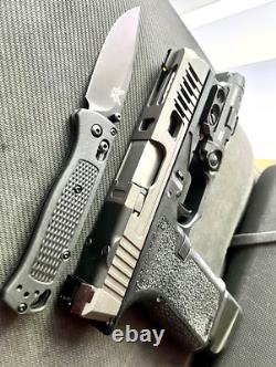 Glock 19 Gen 3 Custom Slide Ported Barrel Complete G19 Upper RMR Cut +FREE KNIFE