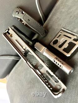 Glock 19 Gen 3 Custom Slide Ported Barrel Complete G19 Upper RMR Cut +FREE KNIFE