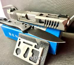 Glock 19 Gen 3 Custom Slide Ported Barrel Complete G19 Upper RMR Cut +FREE KNIFE