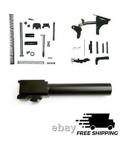 Glock 19 Gen 3 Lower Parts Kit G19 Upper Slide Completion Kit 9mm Barrel Nitrate