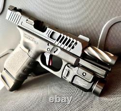 Glock 19 Gen 3 Slide Fluted Barrel RMR Cut Complete Custom G19 Upper +FREE KNIFE